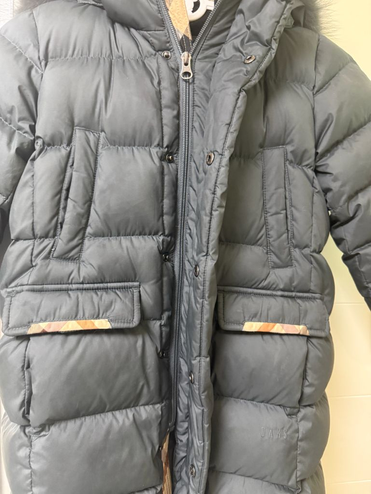 닥스 키즈 덕 다운 폭스퍼 롱 패딩 (한파용) 110--3