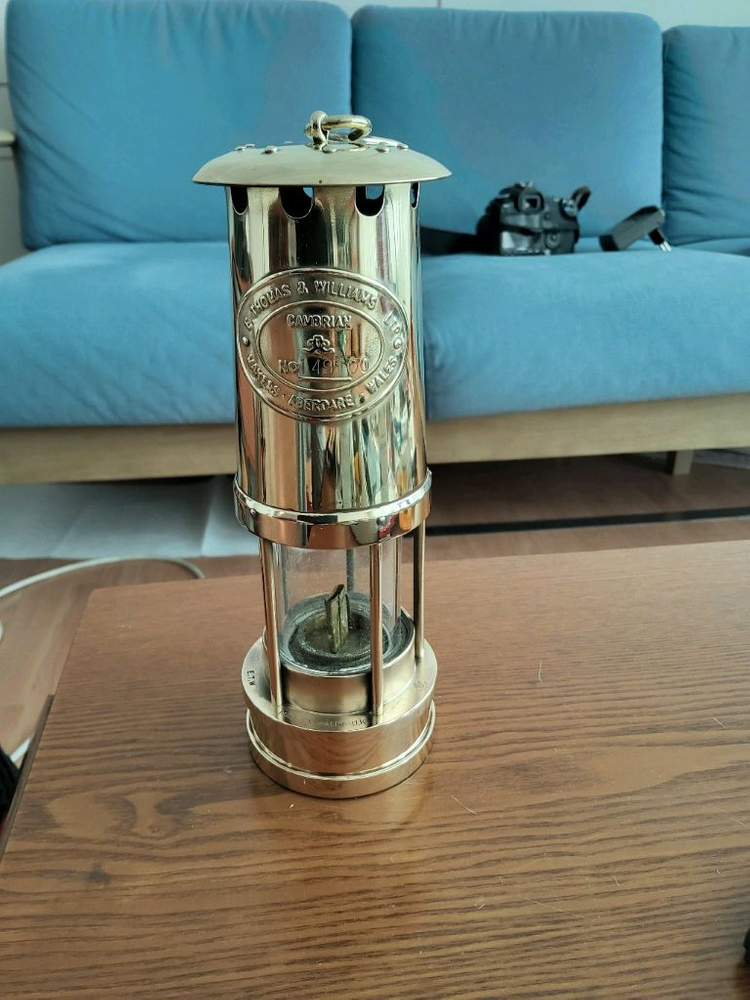 Thomas & Williams의 캠브리안 스타일 광부용 램프--1