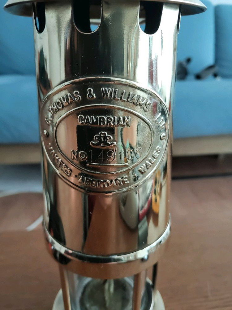 Thomas & Williams의 캠브리안 스타일 광부용 램프--2