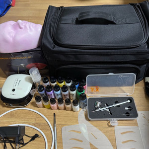 메이크업 1급 에어브러쉬 재료