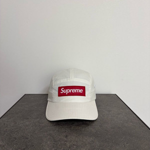 (OS) 슈프림 박스로고 캠프캡 모자 벤틸 벤타일 화이트