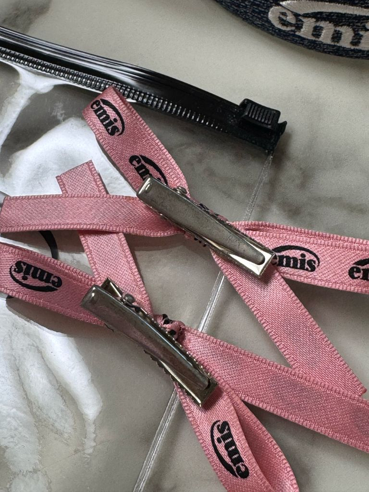 이미스 헤어밴드 머리띠 2개 헤어핀 1개 일괄--4