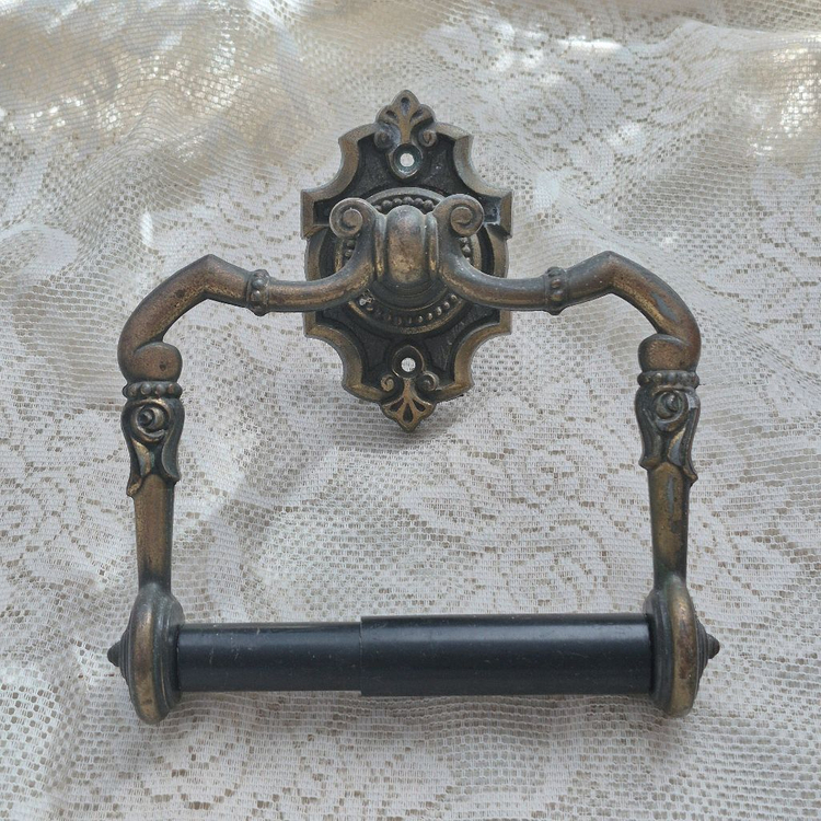 앤틱소품 빈티지소품 앤틱휴지걸이 앤틱페이퍼걸이 앤틱종이걸이 앤틱브라스걸이--1