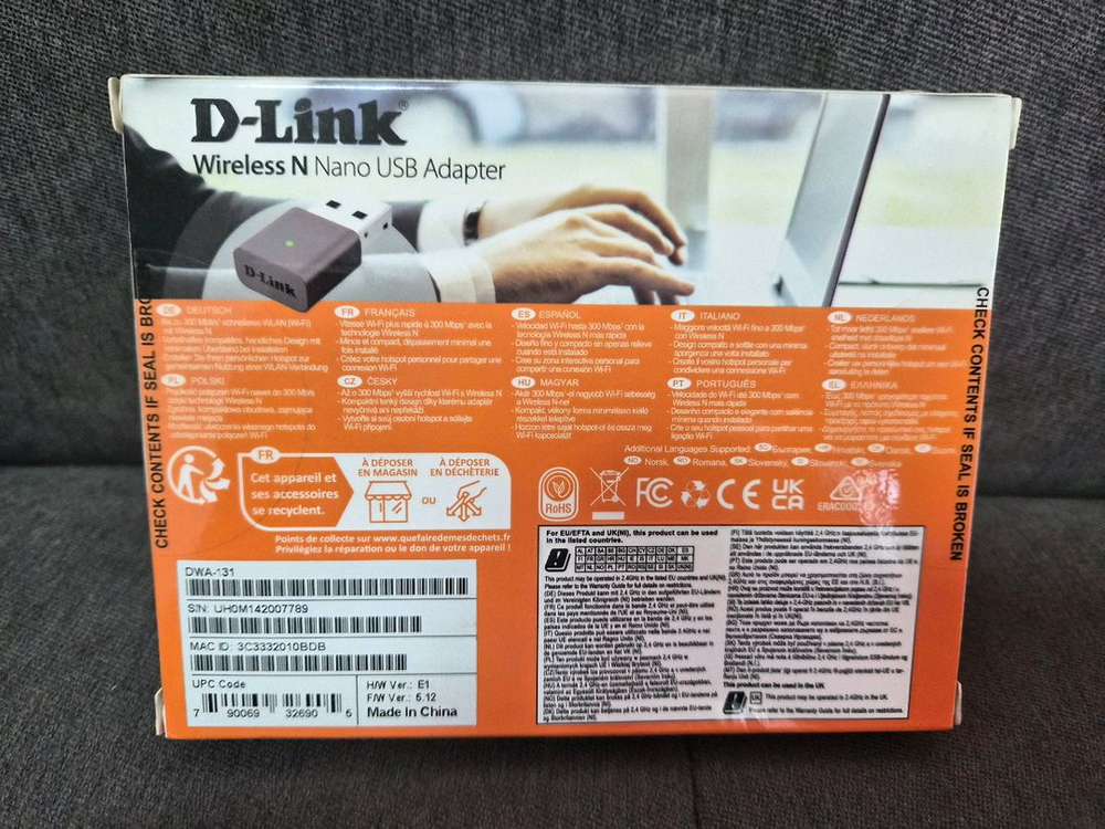 D-Link DWA131 Wireless N nano USB Adapter--1
