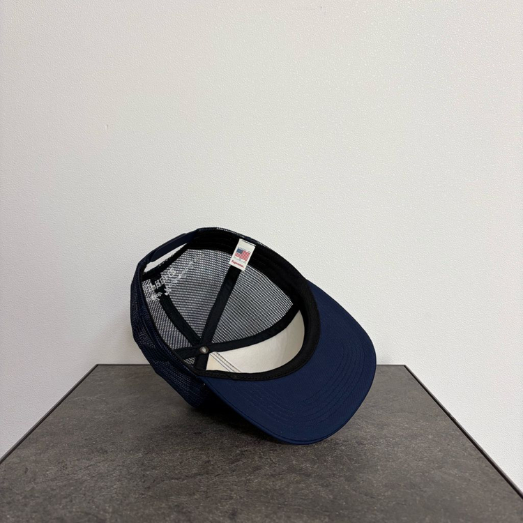 (OS) 슈프림 6패널 볼캡 모자 비프 네이비--6