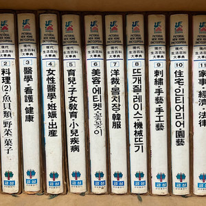 금성출판사 80년대 현대생활백과대사전 전집 12권 세트