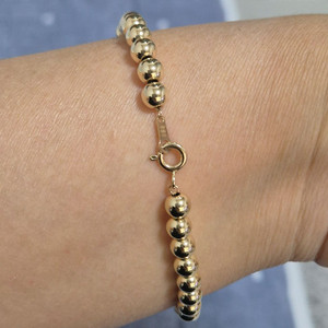 14k 5미리 볼팔찌