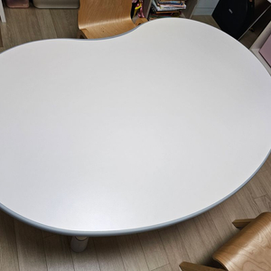 일룸 땅콩책상 1200 그레이 나무의자2개 이미지