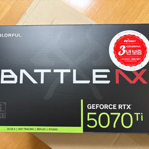 컬러풀 RTX 5070 Ti 토마호크 미개봉