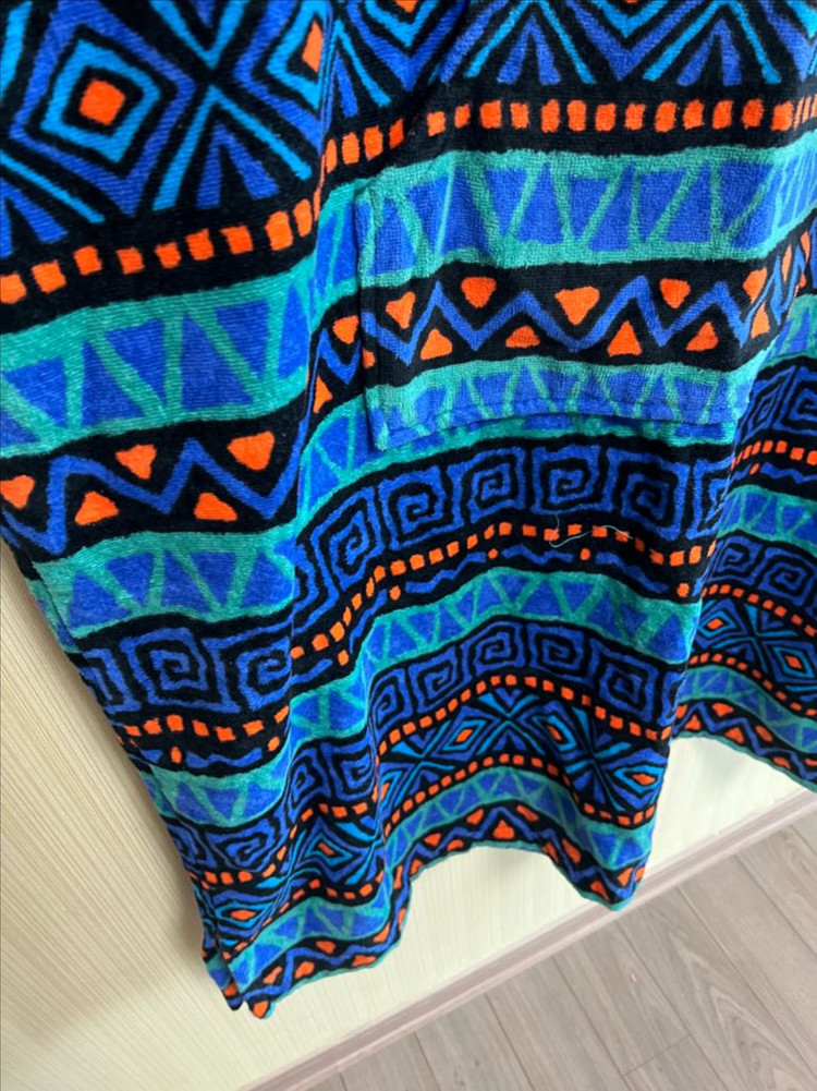 퀵실버 판초타월 수영 후드가운--8