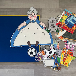 스토리 펠트 양면보드 교육용 교구