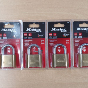 마스터락 번호자물쇠 175D 미개봉 새제품
