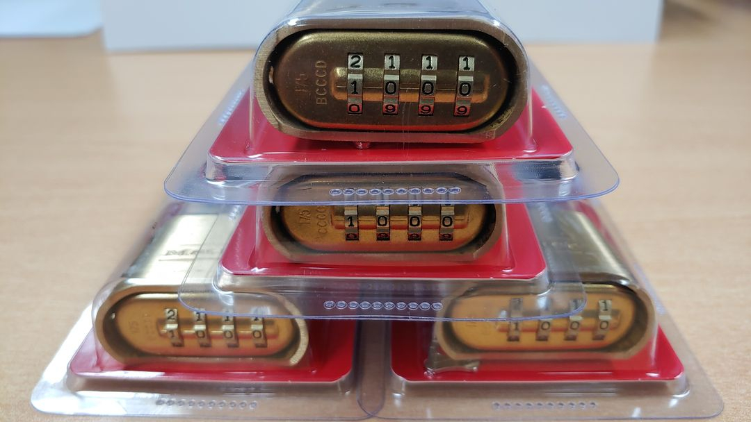 마스터락 번호자물쇠 175D 미개봉 새제품--2