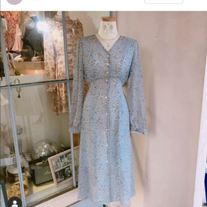 잔꽃무늬 여신st 롱원피스 (프리사이즈)