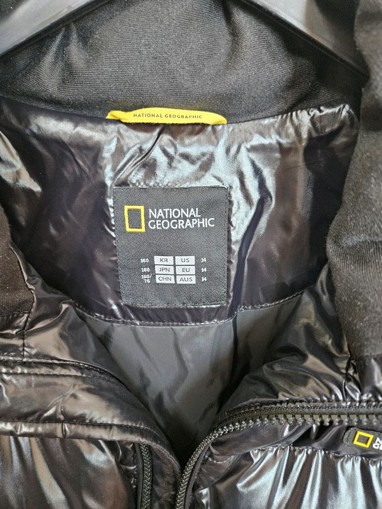 내셔널지오그래픽키즈 글로시덕 여아패딩점퍼 160 택포--3