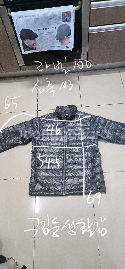 OR 구스 경량패딩 L / 노스페이스 800필 경량패딩 L--9