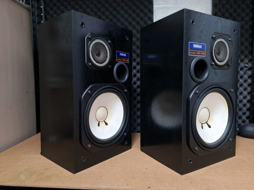 야마하 YAMAHA NS-018 스피커 /빈티지 모니터 오디오명기 대형 레트로 오디오 카페 매장 앤틱 사운드 이미지