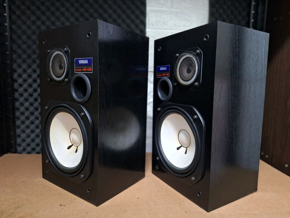 야마하 YAMAHA NS-018 스피커 /빈티지 모니터 오디오명기 대형 레트로 오디오 카페 매장 앤틱 사운드 이미지