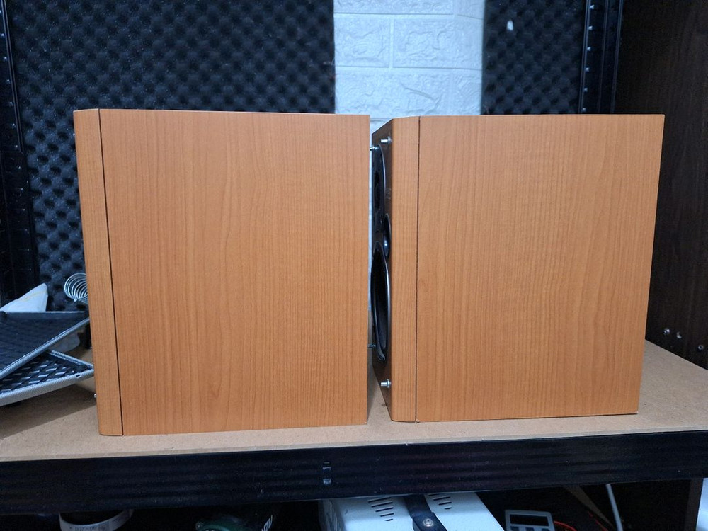 70w 빈티지 중형 스피커 온쿄 d-sx7 레트로 앤틱 카페 가게 오디오 매장 인테리어 니어필드 이미지