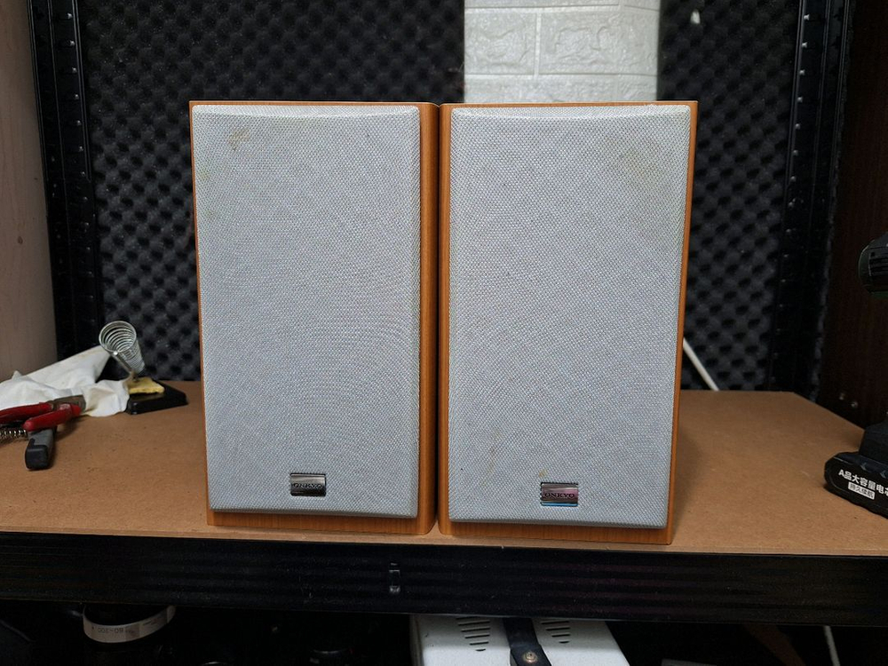 70w 빈티지 중형 스피커 온쿄 d-sx7 레트로 앤틱 카페 가게 오디오 매장 인테리어 니어필드 이미지