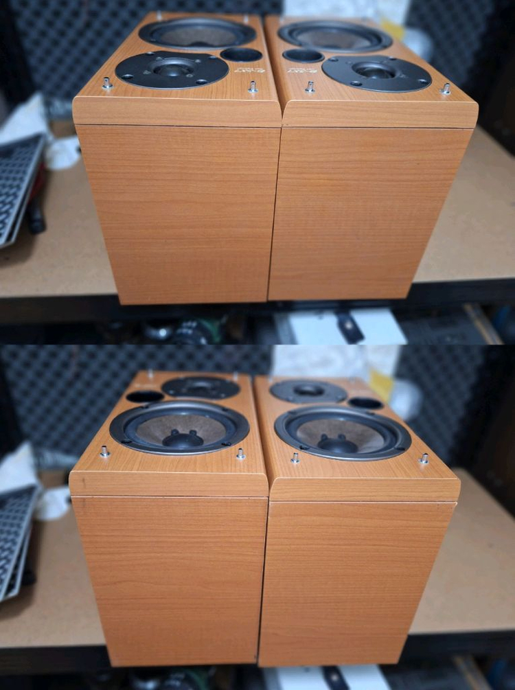 70w 빈티지 중형 스피커 온쿄 d-sx7 레트로 앤틱 카페 가게 오디오 매장 인테리어 니어필드 이미지