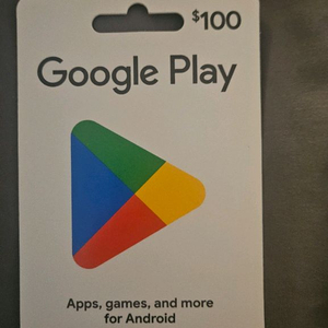 미국 구글 플레이 스토어 기프트카드 100달러 이미지