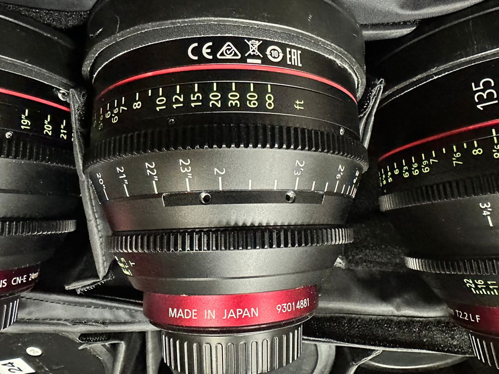 캐논 CN-E 단렌즈 풀세트 6알 14,24,35,50,85,135mm 이미지