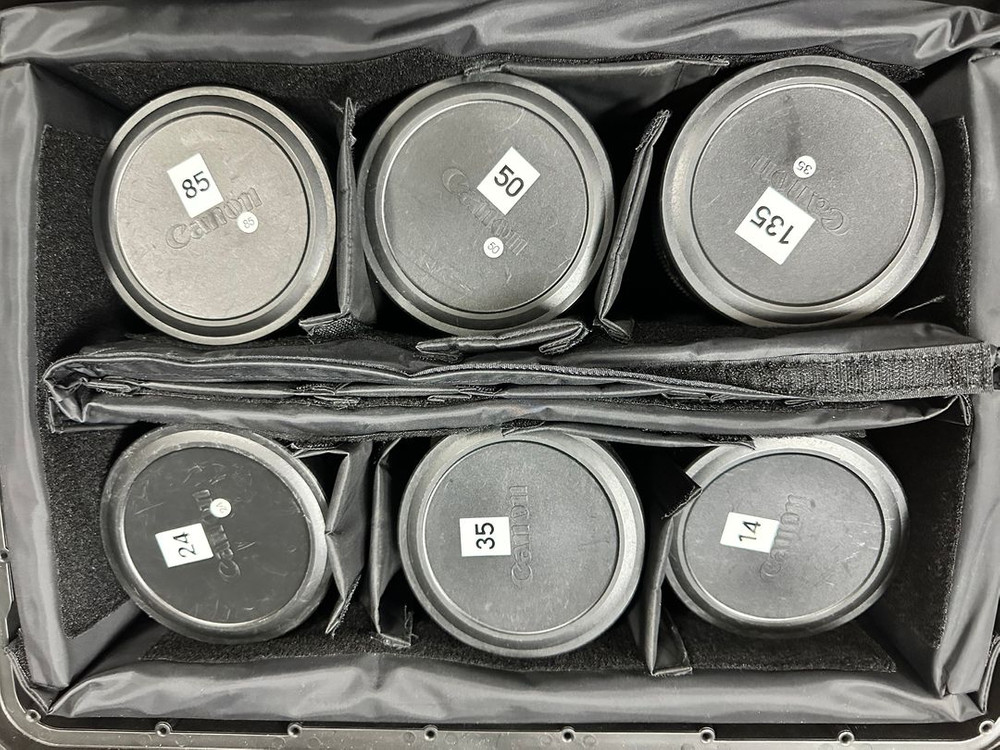 캐논 CN-E 단렌즈 풀세트 6알 14,24,35,50,85,135mm 이미지