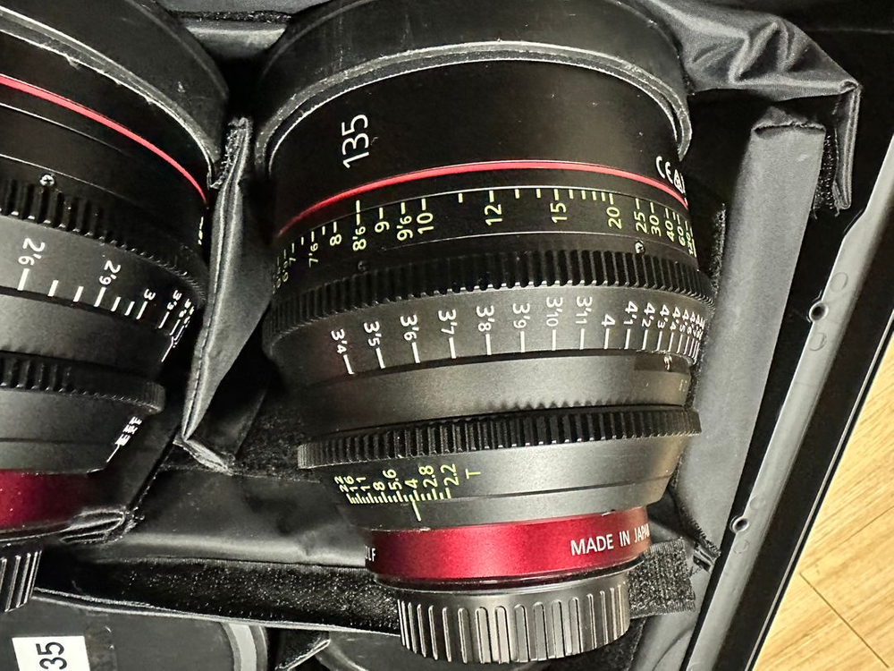 캐논 CN-E 단렌즈 풀세트 6알 14,24,35,50,85,135mm 이미지