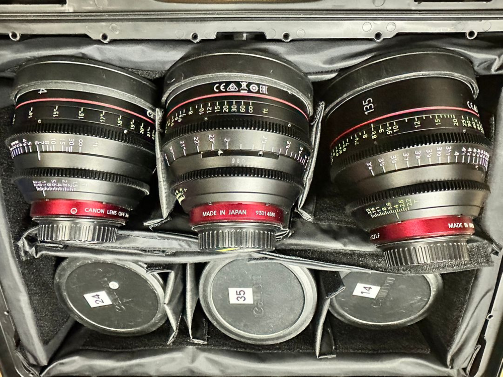 캐논 CN-E 단렌즈 풀세트 6알 14,24,35,50,85,135mm 이미지