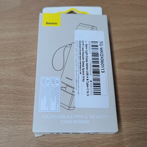 베이스어스 USB-A & TYPE-C 카드리더기