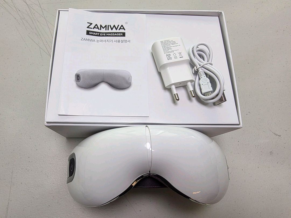 자미와 스마트 눈 마사지기 MP-1188 화이트 새제품--0