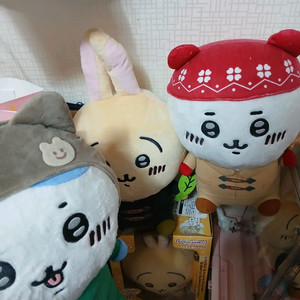 치이카와 하치와레 우사기 코트 크레인 누이 인형 이미지