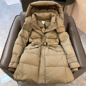 버버리 여성 후드 패딩 77