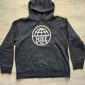 NIKE 나이키 기모 후드 티셔츠 팜. XL(105)사이즈 블랙 후드티