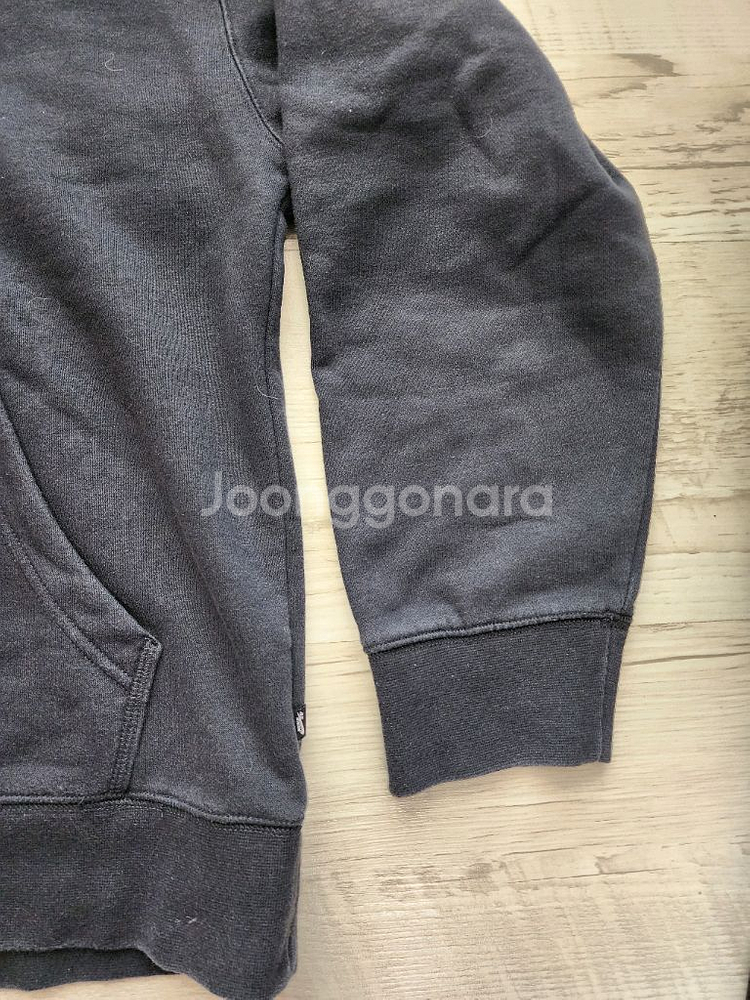 NIKE 나이키 기모 후드 티셔츠 팜. XL(105)사이즈 블랙 후드티--2