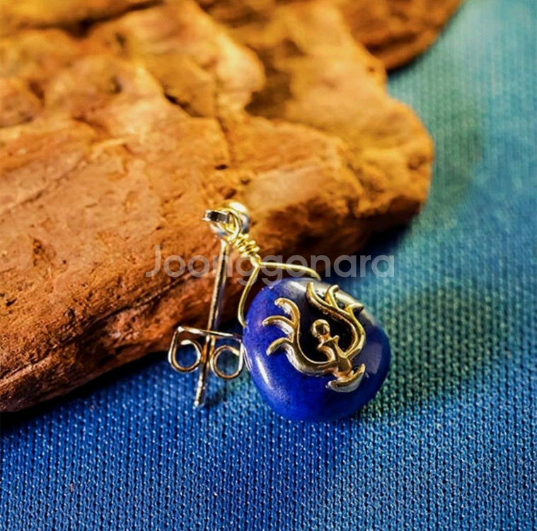 [일본정품] 지브리 천공의 성 라퓨타 비행석 귀걸이--1