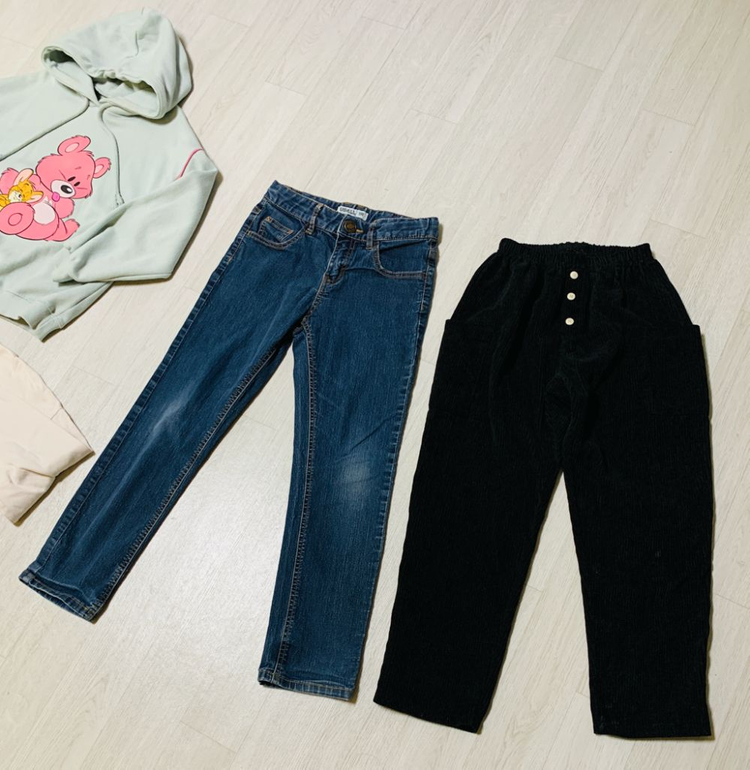 [저스트보니] 15호 (키130~138/몸무게30~35) 3종 + 청바지 130호 (키125~135) 남여공용--2