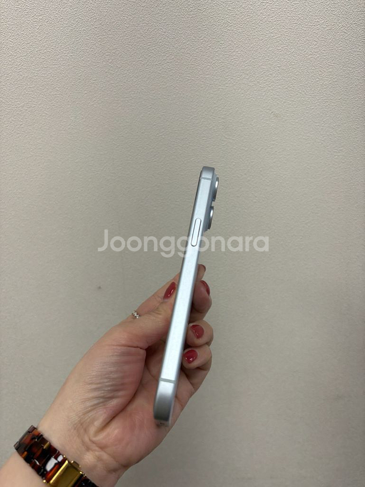 (부산중고폰) 아이폰15 블루 128기가 공기계 판매해요--2
