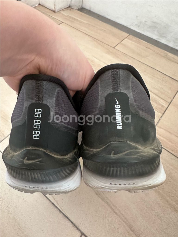 (265) 나이키 줌 플라이 6 블랙 라이트 스모크 그레이 러닝화--2