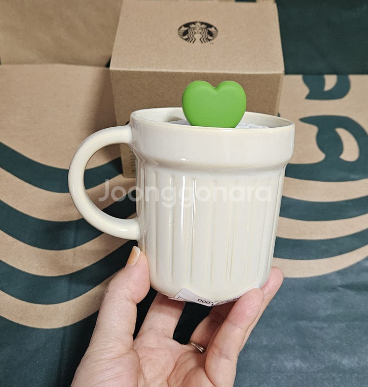 새상품S급]스타벅스 플라워 마켓 다육이 머그 237ml--3