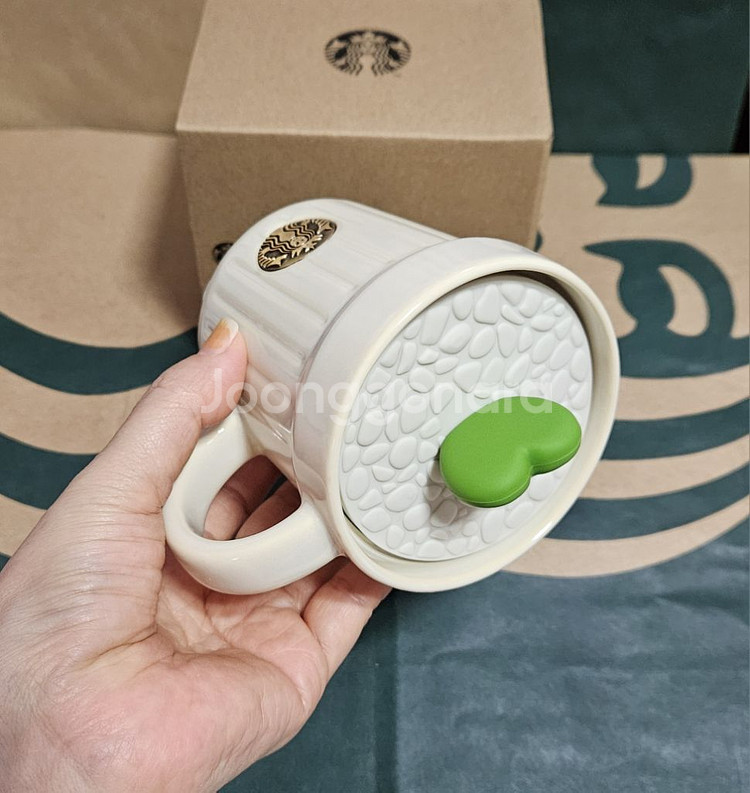 새상품S급]스타벅스 플라워 마켓 다육이 머그 237ml--5