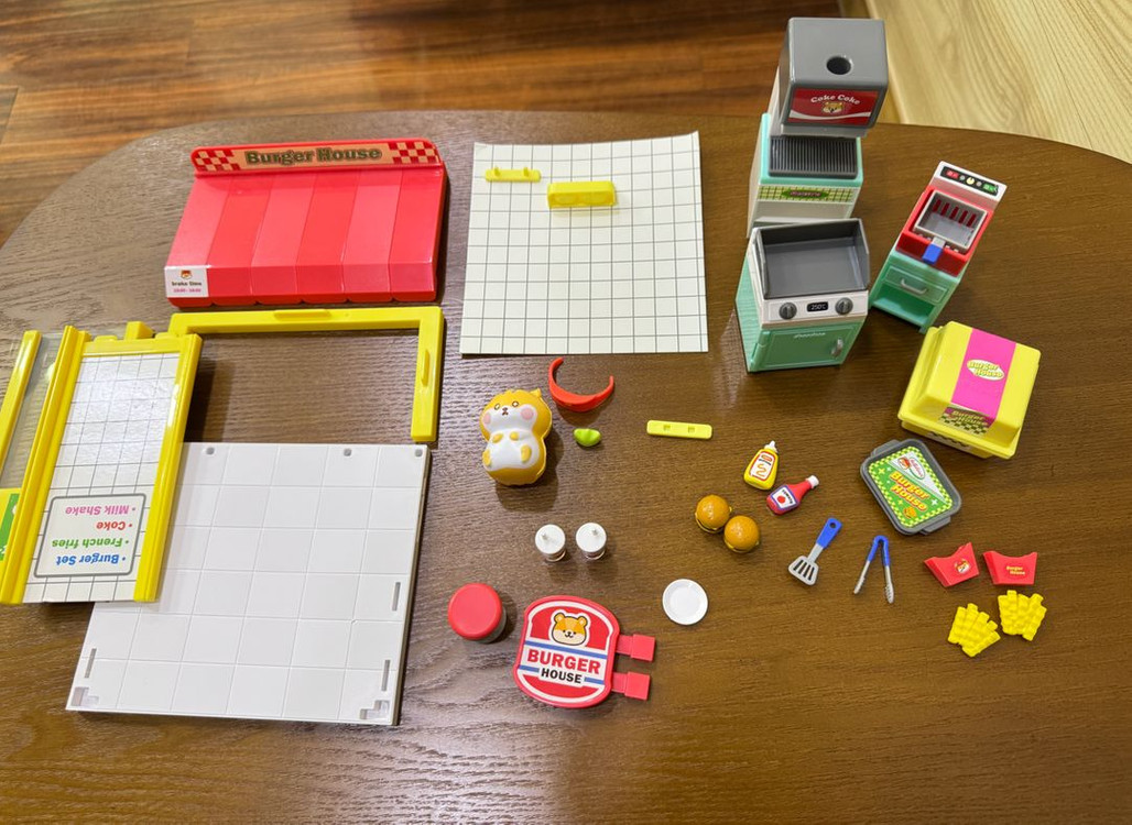 상태좋은장난감)알바의달인 버거하우스--3