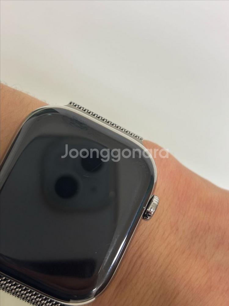 애플워치 10 셀룰러 + GPS 46 mm 내추럴 티타늄 + 애플케어 플러스--5