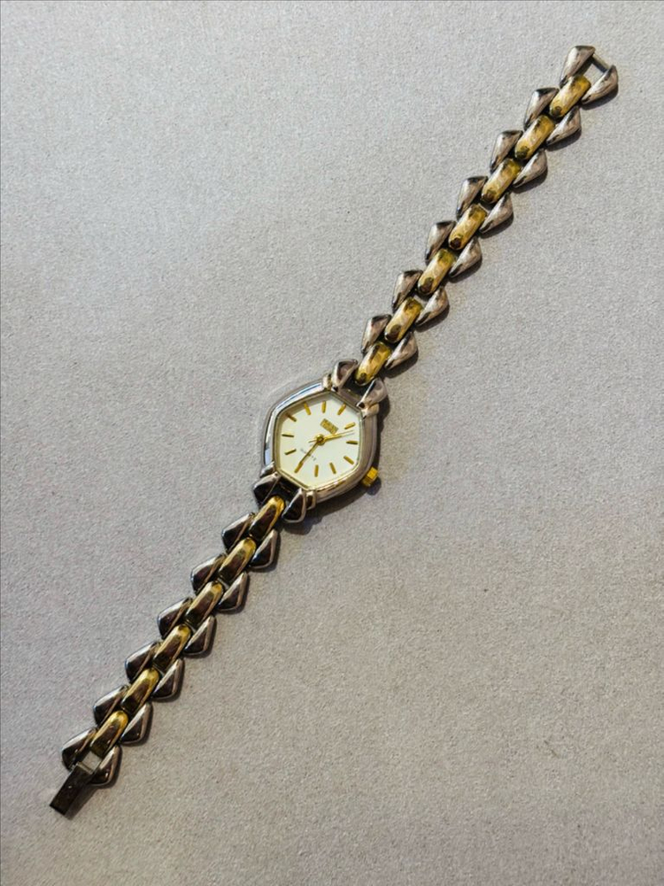 Swiss Gold 여성용 빈티지 쿼츠 시계--1