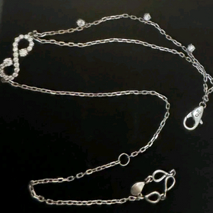 화이트 골드 팔찌 (발찌)