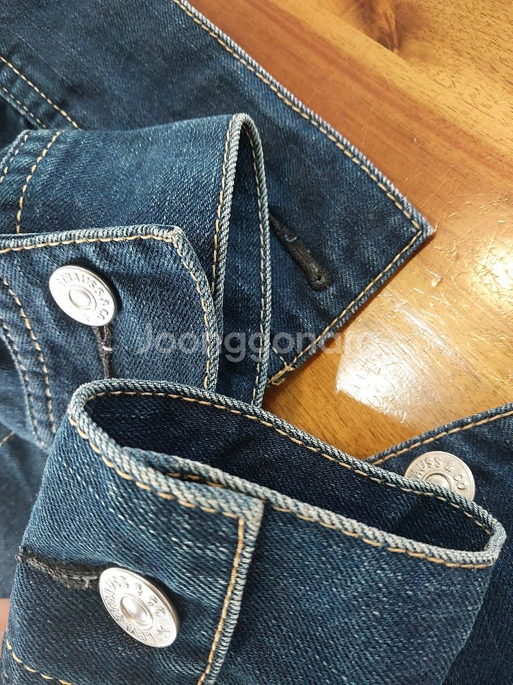 리바이스 타입1 아이코닉 데님자켓 팬츠 셋업 일괄판매 택포 5만9천원--4