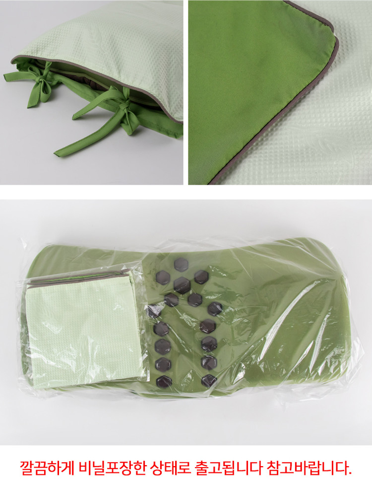 [창고새제품] 알파스톤 게르마늄 산림 거북목베개 새제품--4