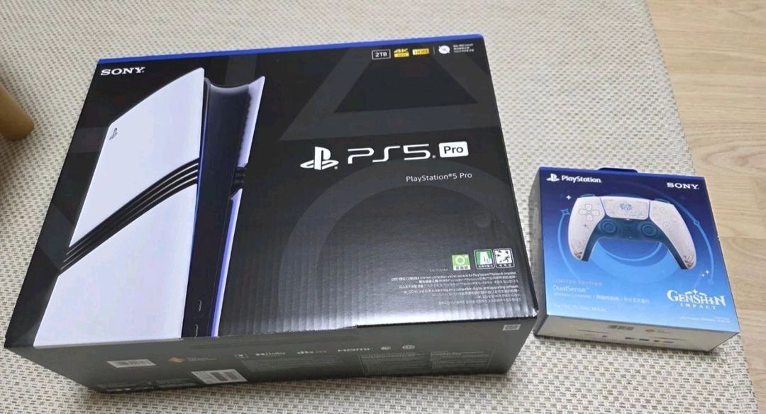 소니 PS5 Pro 2TB + 듀얼센스 원신 에디션 미개봉 - 안심되는 중고거래