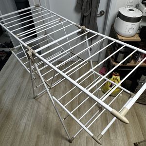 한샘 디럭스 2단 양날개 빨래건조대 접이식 대형 새상태 팝니다. 코스트코 빨래걸이 건조대